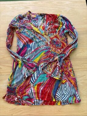 Y2K Lucky Brand Boho Tunic